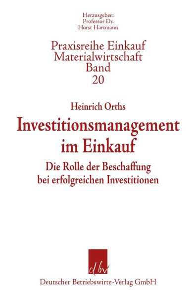 Produktbild: Investitionsmanagement im Einkauf.