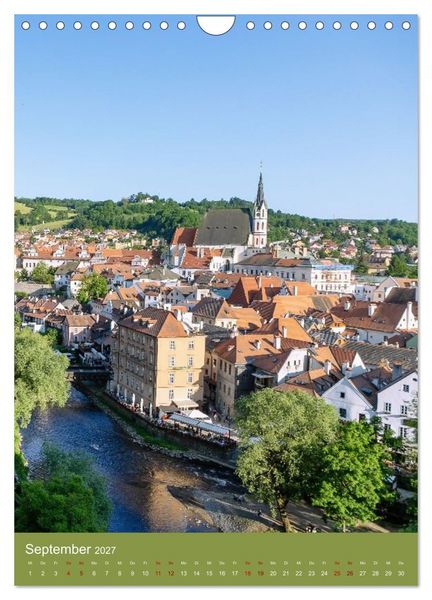 Produktbild: Zeitloses Cesky Krumlov. Zwischen Moldauschleifen und Schlosskulisse (Wandkalender 2027 DIN A4 hoch), CALVENDO Monatskalender