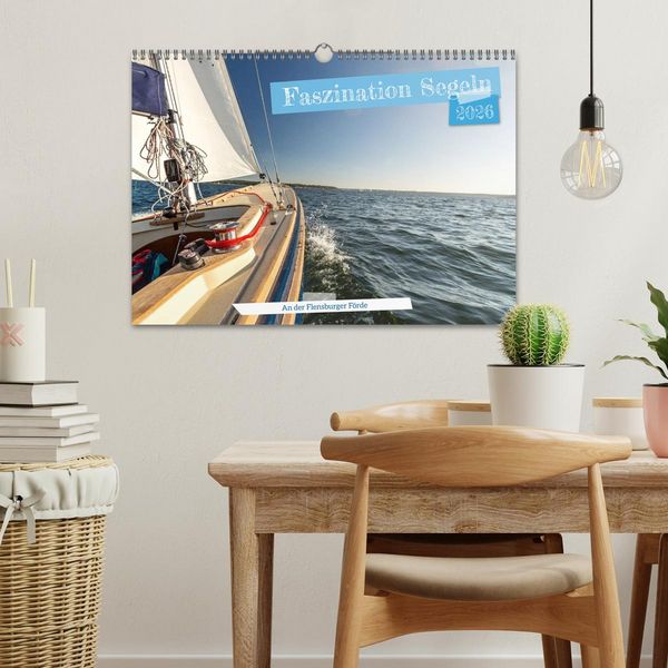 Produktbild: Faszination Segeln - An der Flensburger F&ouml;rde (Wandkalender 2026 DIN A3 quer), CALVENDO Monatskalender