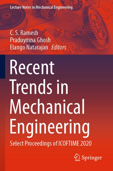 Produktbild: Recent Trends in Mechanical Engineering