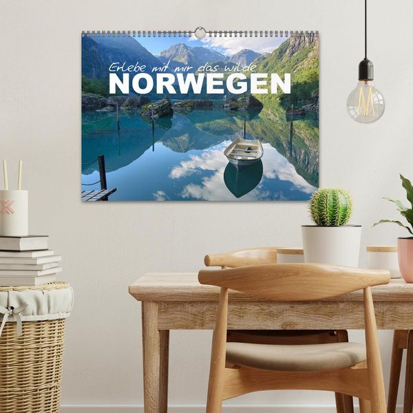 Produktbild: Erlebe mit mir das wilde Norwegen (Wandkalender 2026 DIN A3 quer), CALVENDO Monatskalender