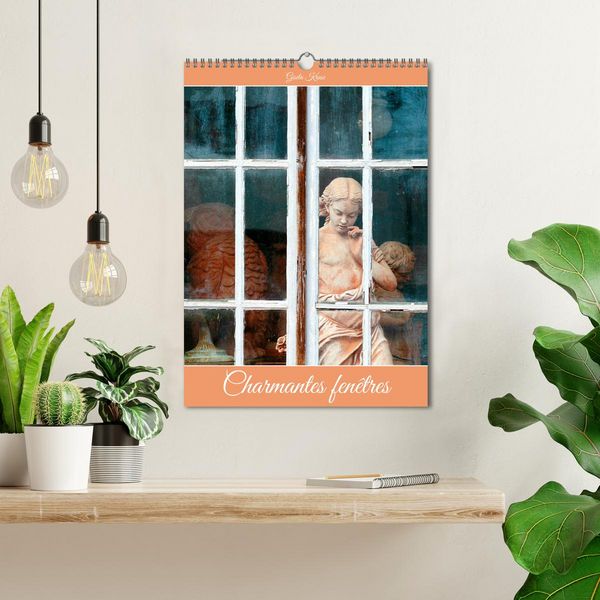 Produktbild: Charmantes fen&ecirc;tres (Calendrier mural 2026 DIN A3 horizontal), CALVENDO calendrier mensuel