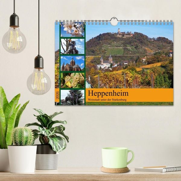 Produktbild: Heppenheim - Weinstadt unter der Starkenburg (Wandkalender 2026 DIN A4 quer), CALVENDO Monatskalender