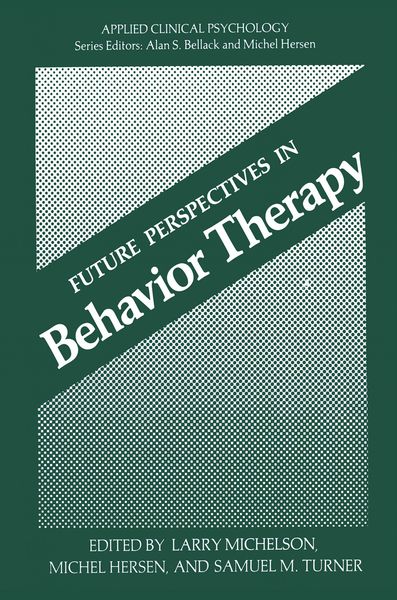 Produktbild: Future Perspectives in Behavior Therapy