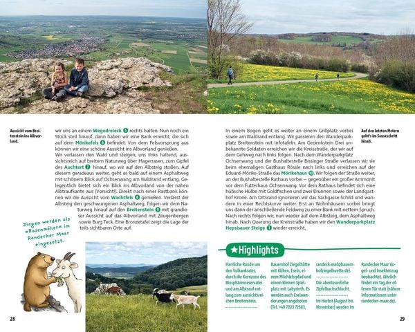 Produktbild: ROTHER Wanderbuch ErlebnisWandern mit Kindern Schw&auml;bische Alb Ost:
