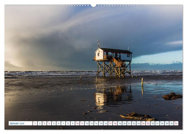 Produktbild: St. Peter-Ording Stranderlebnisse (hochwertiger Premium Wandkalender 2026 DIN A2 quer), Kunstdruck in Hochglanz