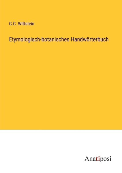 Etymologisch-botanisches Handwörterbuch