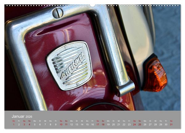 Produktbild: Heinkel Tourist 103-A2 Ein Freund f&uuml;rs Leben (Wandkalender 2026 DIN A2 quer), CALVENDO Monatskalender