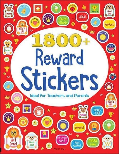 Produktbild: 1800+ Reward Stickers - Ideal for Teachers and Parents: Sticker Book with Over 1800 Stickers to Boost the Morale of Kids