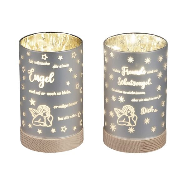 Produktbild: formano Deko-Licht 15cm Spruch + Timer Deko-Licht 15cm Spruch + Timer