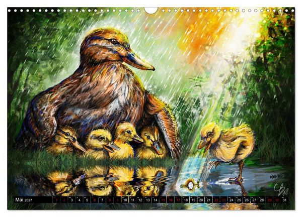 Produktbild: Tierfreunde (Wandkalender 2027 DIN A3 quer), CALVENDO Monatskalender