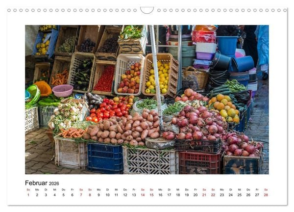 Produktbild: Marokko - Farbenfrohe M&auml;rkte (Wandkalender 2026 DIN A3 quer), CALVENDO Monatskalender