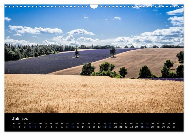 Produktbild: Provence - Lavendelbl&uuml;te (Wandkalender 2026 DIN A3 quer), CALVENDO Monatskalender