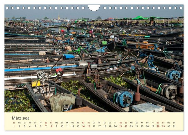 Produktbild: Leben in Myanmar (Wandkalender 2026 DIN A4 quer), CALVENDO Monatskalender