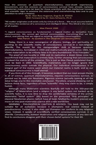 Produktbild: The New Science of Consciousness Survival and the Metaparadigm Shift to a Conscious Universe
