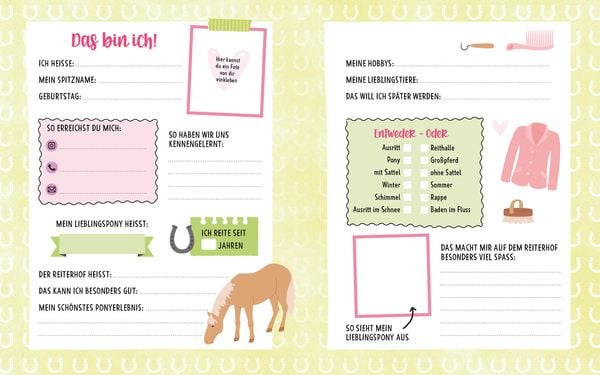 Produktbild: Meine Freunde &ndash; Das Freundebuch von den beliebten Social-Media-Stars Lia und Lea &ndash; # ponylife