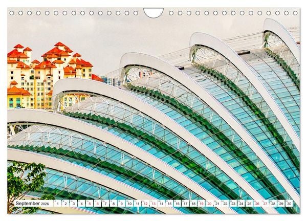 Produktbild: Singapur - faszinierende Stadt (Wandkalender 2026 DIN A4 quer), CALVENDO Monatskalender