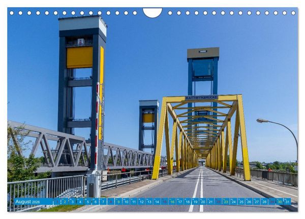 Produktbild: Br&uuml;cken im deutschsprachigen Raum (Wandkalender 2026 DIN A4 quer), CALVENDO Monatskalender
