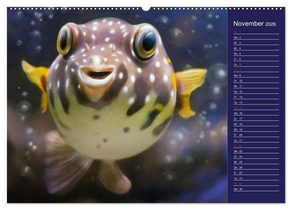 Produktbild: S&uuml;sse Tierwelt / CH-Version / Geburtstagskalender (hochwertiger Premium Wandkalender 2026 DIN A2 quer), Kunstdruck in Hochglanz