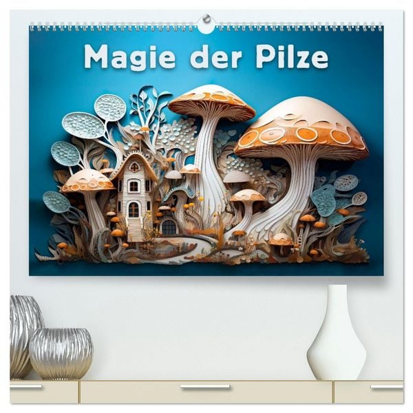 Produktbild: Magie der Pilze (hochwertiger Premium Wandkalender 2026 DIN A2 quer), Kunstdruck in Hochglanz