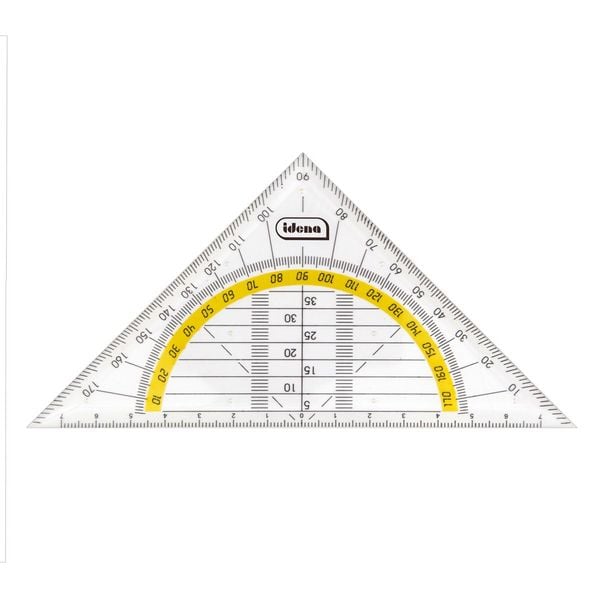 Produktbild: Idena Geodreieck ohne Griff 14cm