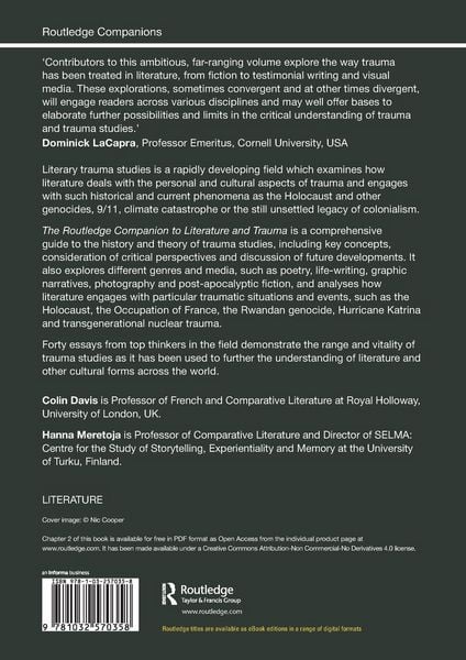 Produktbild: The Routledge Companion to Literature and Trauma