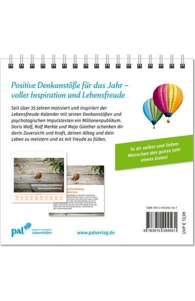Produktbild: Der Lebensfreude-Tischkalender 2027