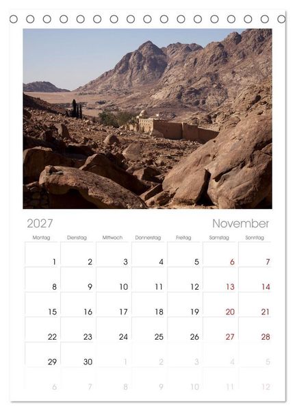Produktbild: Tischplaner 2027 - Nordafrika - &Auml;gypten (A5 Tischkalender zum Aufstellen) CALVENDO