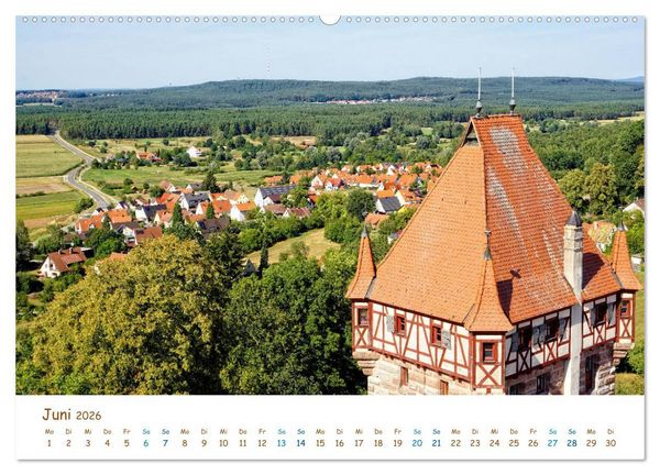 Produktbild: Brombachsee und Umgebung (hochwertiger Premium Wandkalender 2026 DIN A2 quer), Kunstdruck in Hochglanz