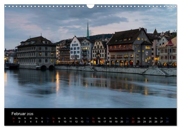 Produktbild: Z&Uuml;RICH - Little Big City (Wandkalender 2026 DIN A3 quer), CALVENDO Monatskalender