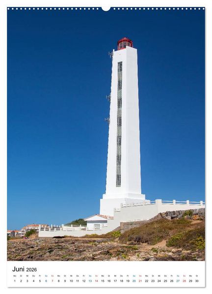 Produktbild: Leuchtt&uuml;rme an der Atlantikk&uuml;ste (Wandkalender 2026 DIN A2 hoch), CALVENDO Monatskalender