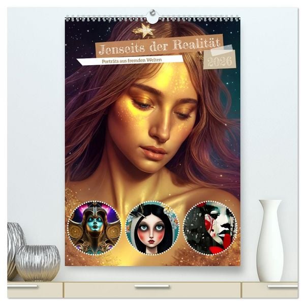 Produktbild: Jenseits der Realit&auml;t (hochwertiger Premium Wandkalender 2026 DIN A2 hoch), Kunstdruck in Hochglanz