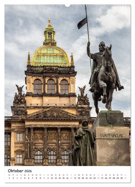 Produktbild: Prachtvolles Prag (hochwertiger Premium Wandkalender 2026 DIN A2 hoch), Kunstdruck in Hochglanz