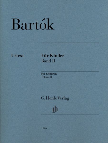 Béla Bartók - Für Kinder, Band II