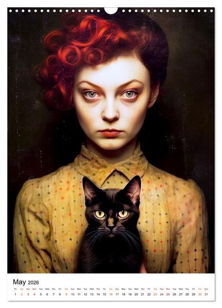 Produktbild: Meow and Forever (Wall Calendar 2026 DIN A3 portrait), CALVENDO 12 Month Wall Calendar