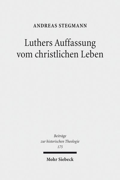 Produktbild: Luthers Auffassung vom christlichen Leben