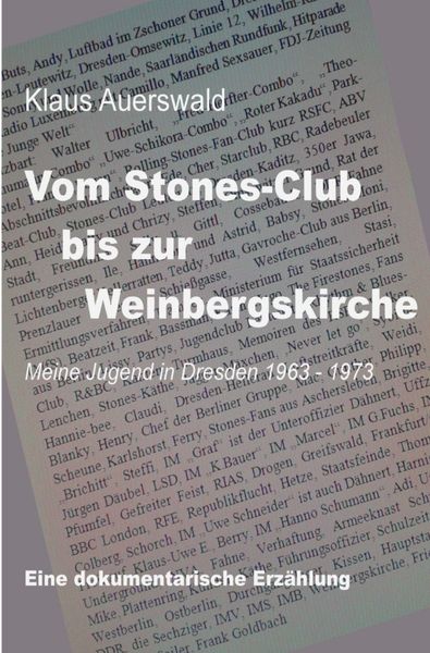 Vom Stones-Club bis zur Weinbergskirche, Taschenbuch von Klaus Auerswald, Epubli, 9783753149097