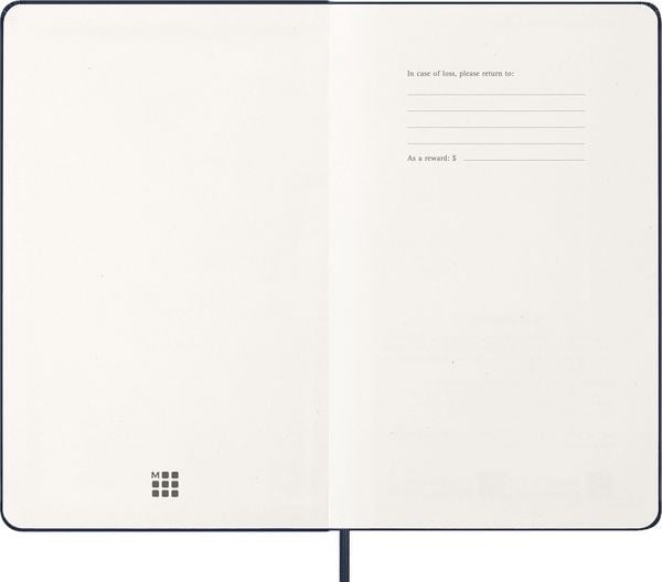 Produktbild: Moleskine 12 Monate Tageskalender 2027, Large/A5, 1 Tag = 1 Seite, Fester Einband, Saphir