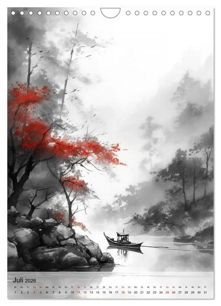 Produktbild: Ruhe im Zen (Wandkalender 2026 DIN A4 hoch), CALVENDO Monatskalender