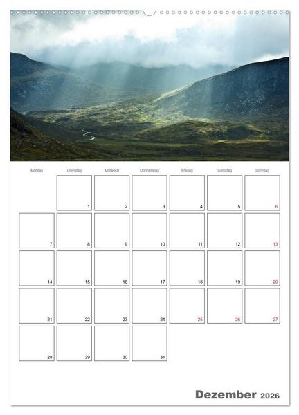 Produktbild: Schottland f&uuml;r Naturliebhaber (Wandkalender 2026 DIN A2 hoch), CALVENDO Monatskalender