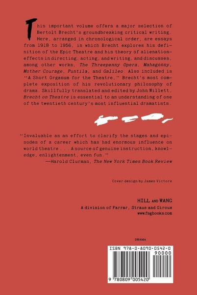 Produktbild: Brecht on Theatre