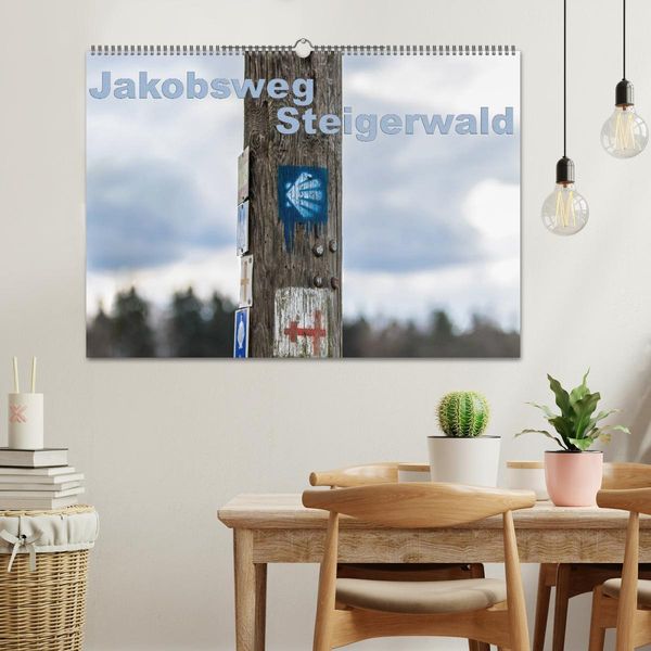 Produktbild: Jakobsweg Steigerwald (Wandkalender 2026 DIN A2 quer), CALVENDO Monatskalender