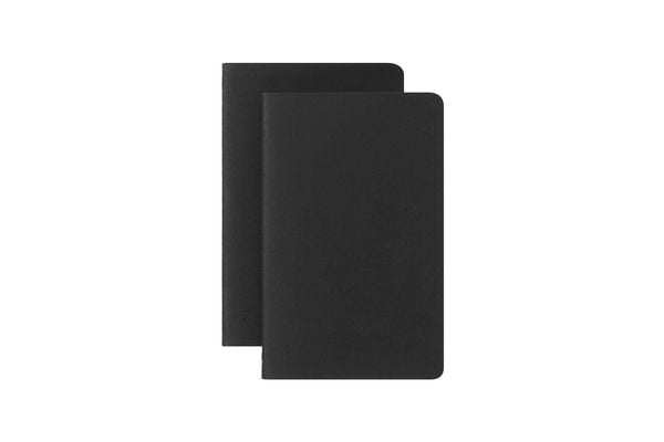 Moleskine Cahier Pocket Journal, 3.5 x 5.5, Ruled, Black