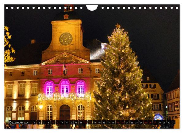 Produktbild: Bienvenue &agrave; Wissembourg. Spaziergang durch Wei&szlig;enburg im Elsass (Wandkalender 2026 DIN A4 quer), CALVENDO Monatskalender