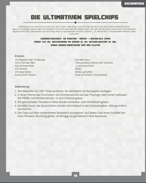 Produktbild: Das ultimative inoffizielle Kochbuch f&uuml;r Minecrafter