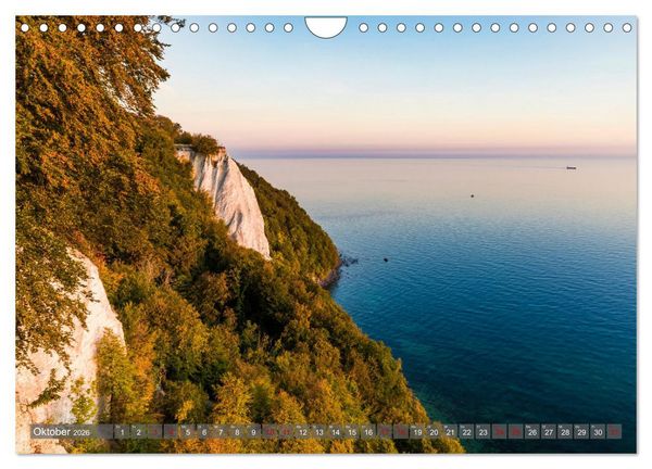 Produktbild: OSTSEEK&Uuml;STE Sehnsuchtsorte in Mecklenburg-Vorpommern (Wandkalender 2026 DIN A4 quer), CALVENDO Monatskalender