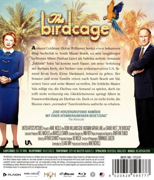Produktbild: The Birdcage - Ein Paradies f&uuml;r schrille V&ouml;gel