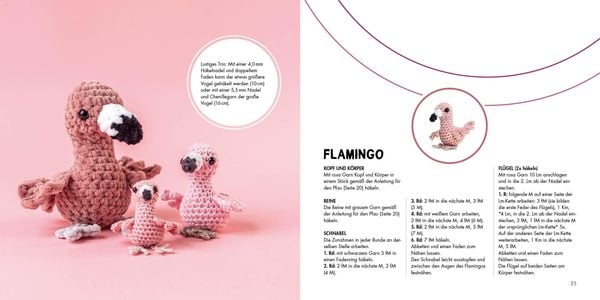 Produktbild: Mini-Amigurumis &ndash; S&uuml;&szlig;e V&ouml;gelchen