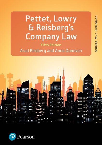 Produktbild: Pettet, Lowry & Reisberg's Company Law