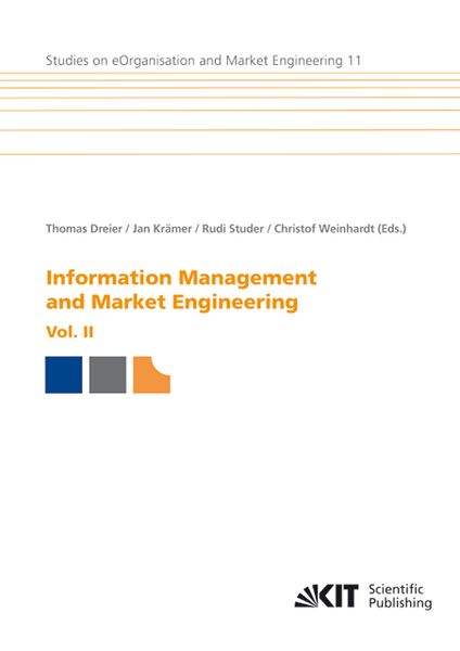 Produktbild: Information management and market engineering, Vol. II